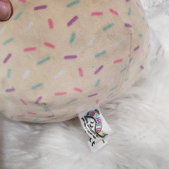 Squishmallow Sloth Confetti Plush Toy Soft Yellow Plush Stuffed Animal - Picture 2 of 2